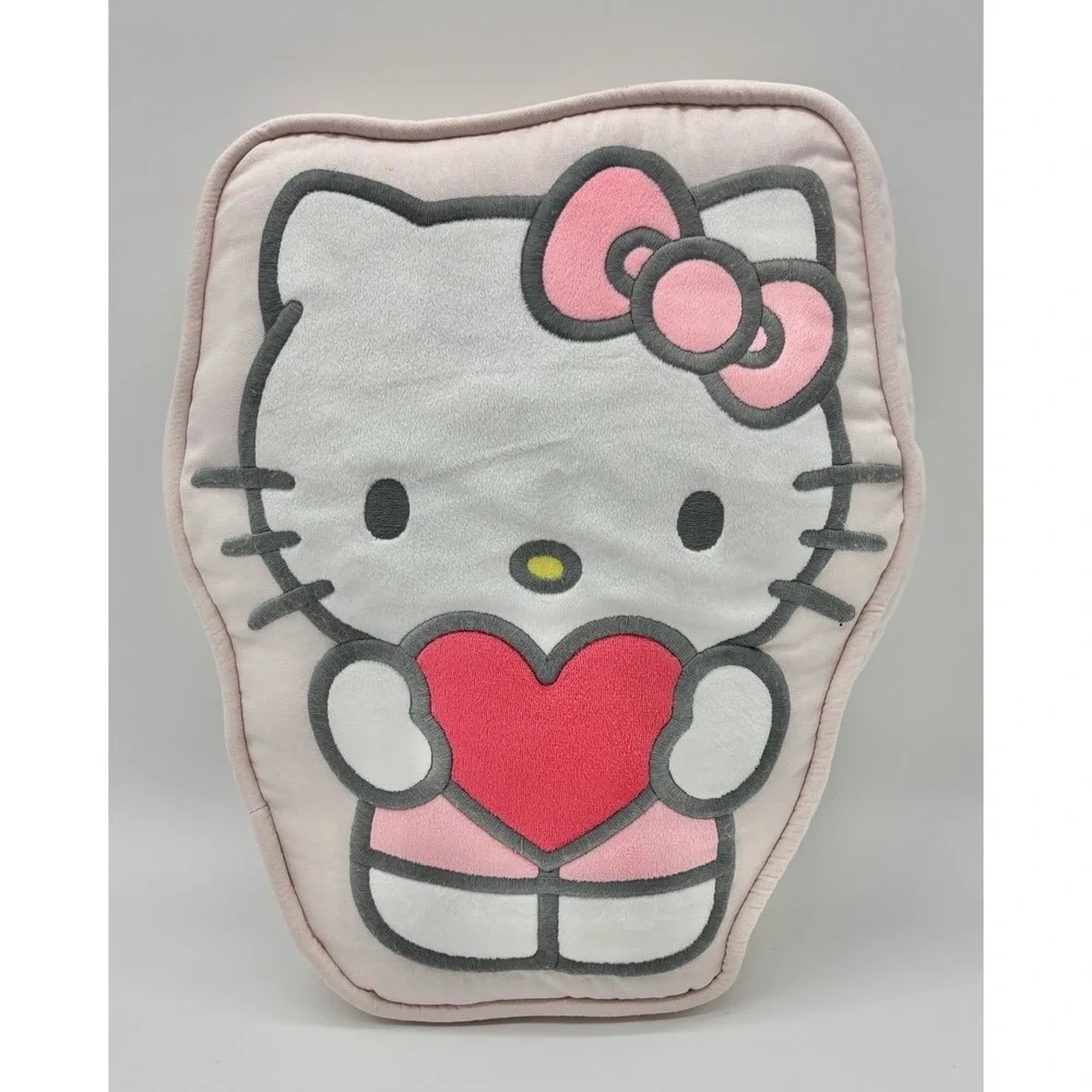 Pottery Barn Teen Hello Kitty Heart Decorative‎ Pillow Pink Sanrio 2024